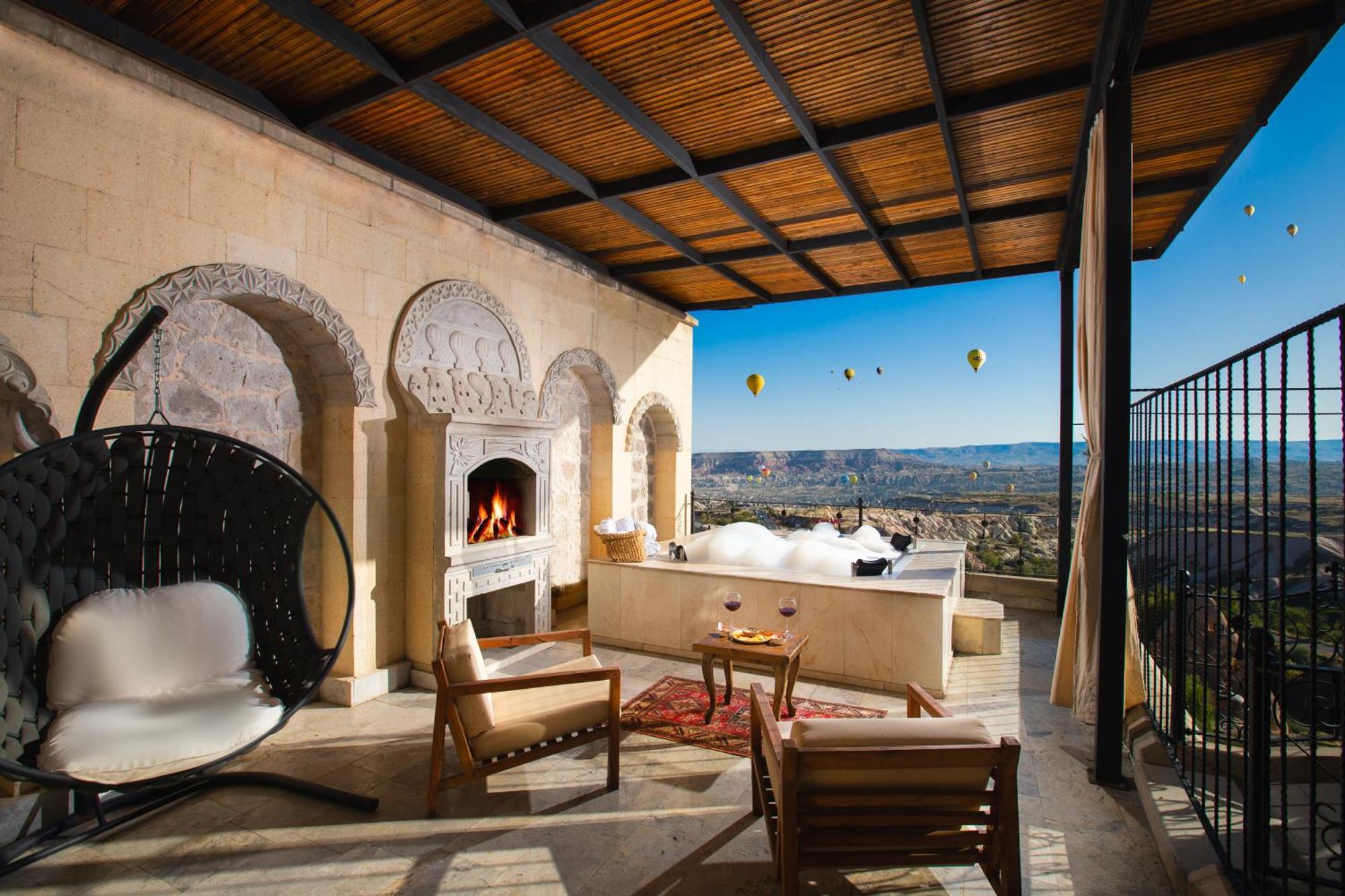 Hotel Simera In Cappadocia - Special Class - Best View Rooftop Uchisar Exterior foto