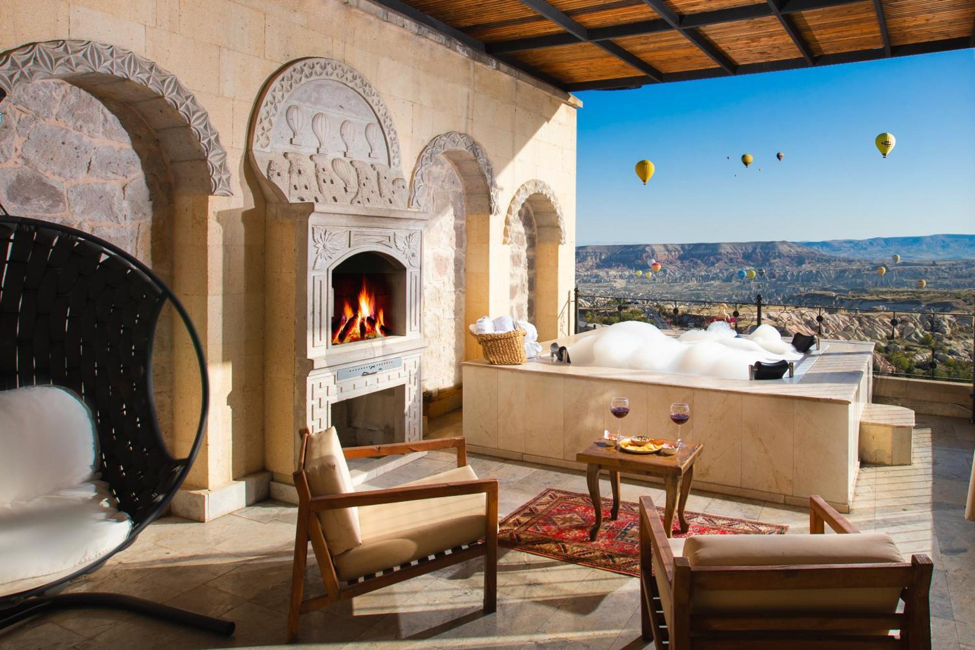 Hotel Simera In Cappadocia - Special Class - Best View Rooftop Uchisar Exterior foto