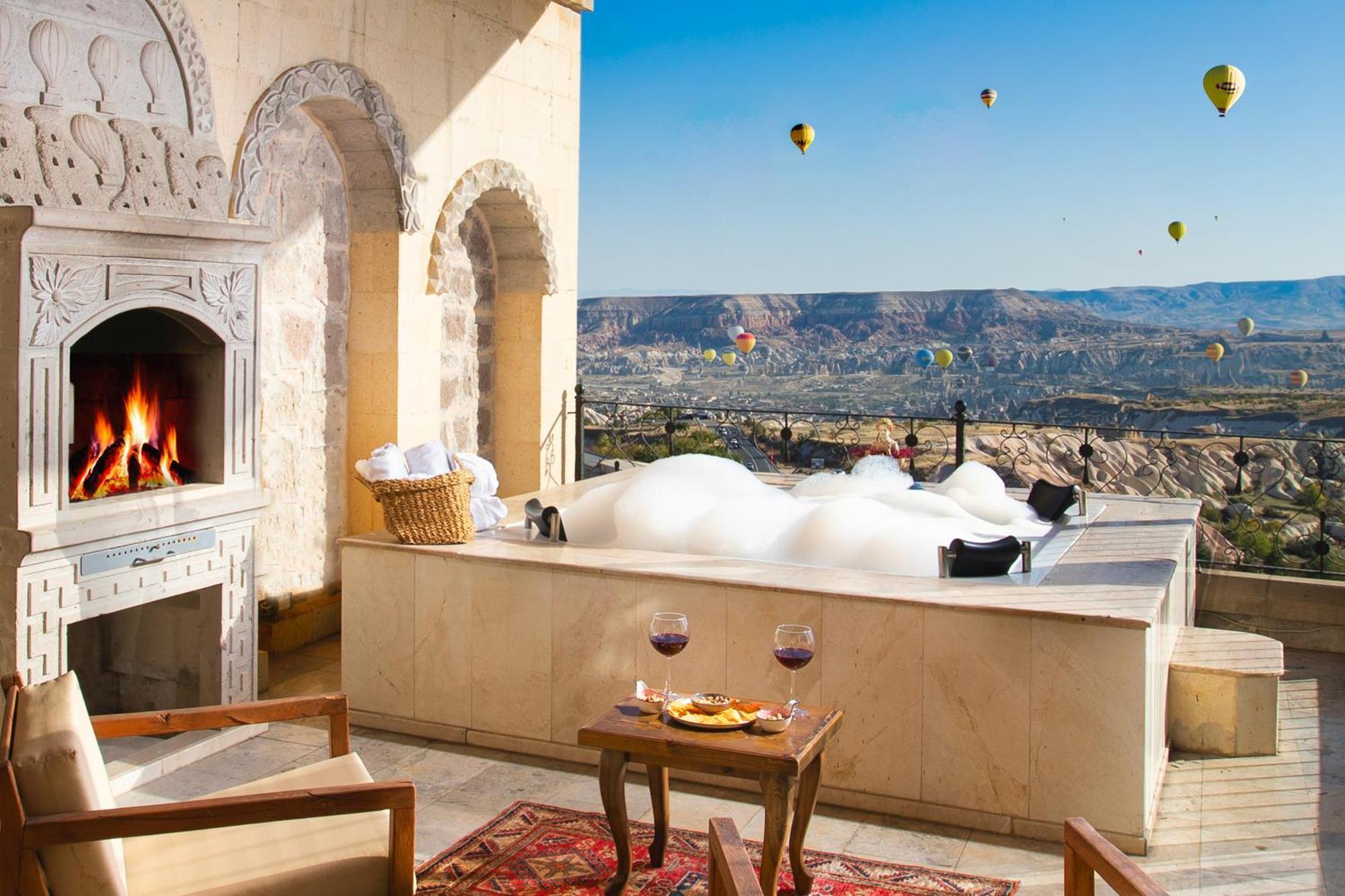 Simera In Cappadocia - Special Class - Best View Rooftop Uchisar Exterior foto