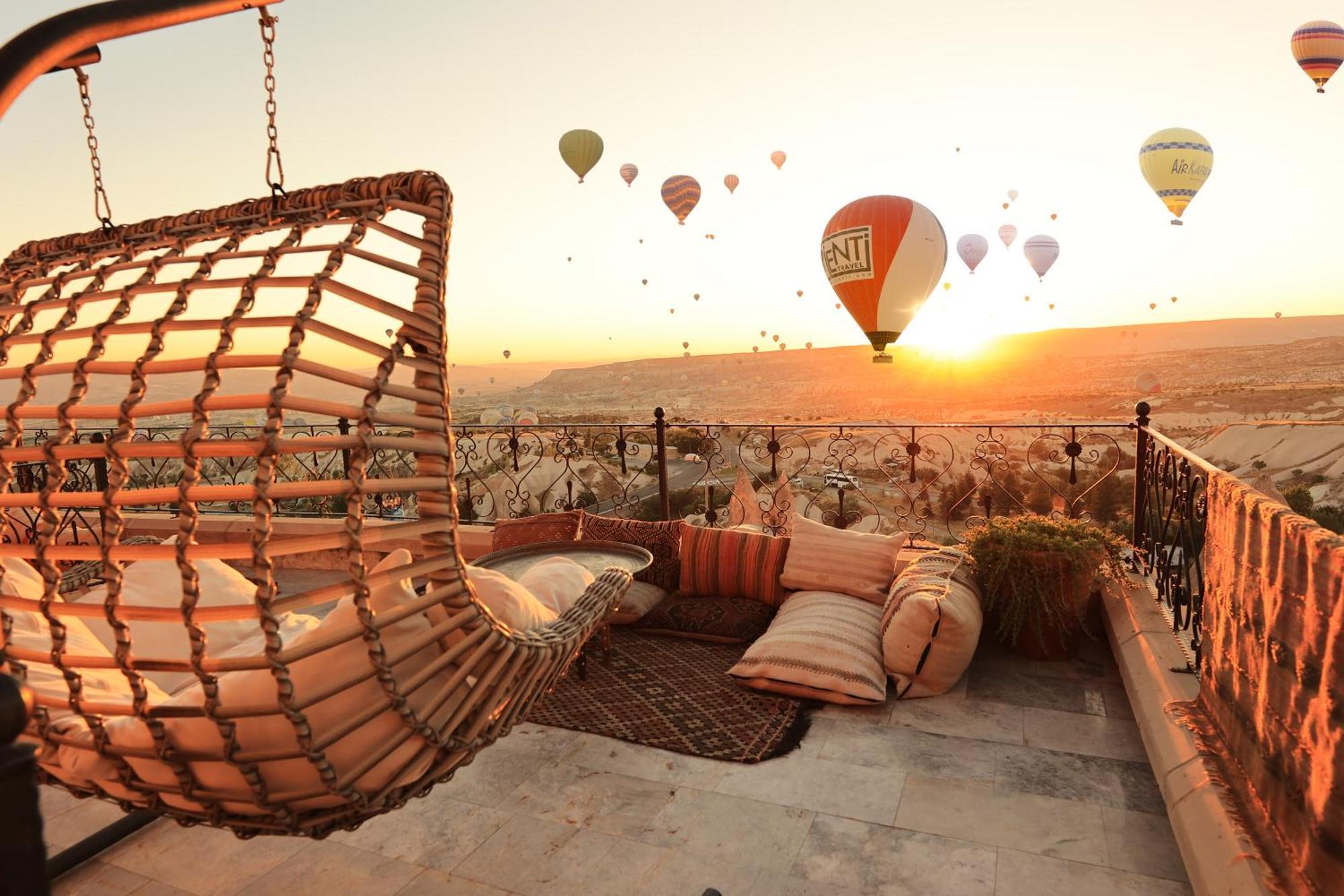 Simera In Cappadocia - Special Class - Best View Rooftop Uchisar Exterior foto